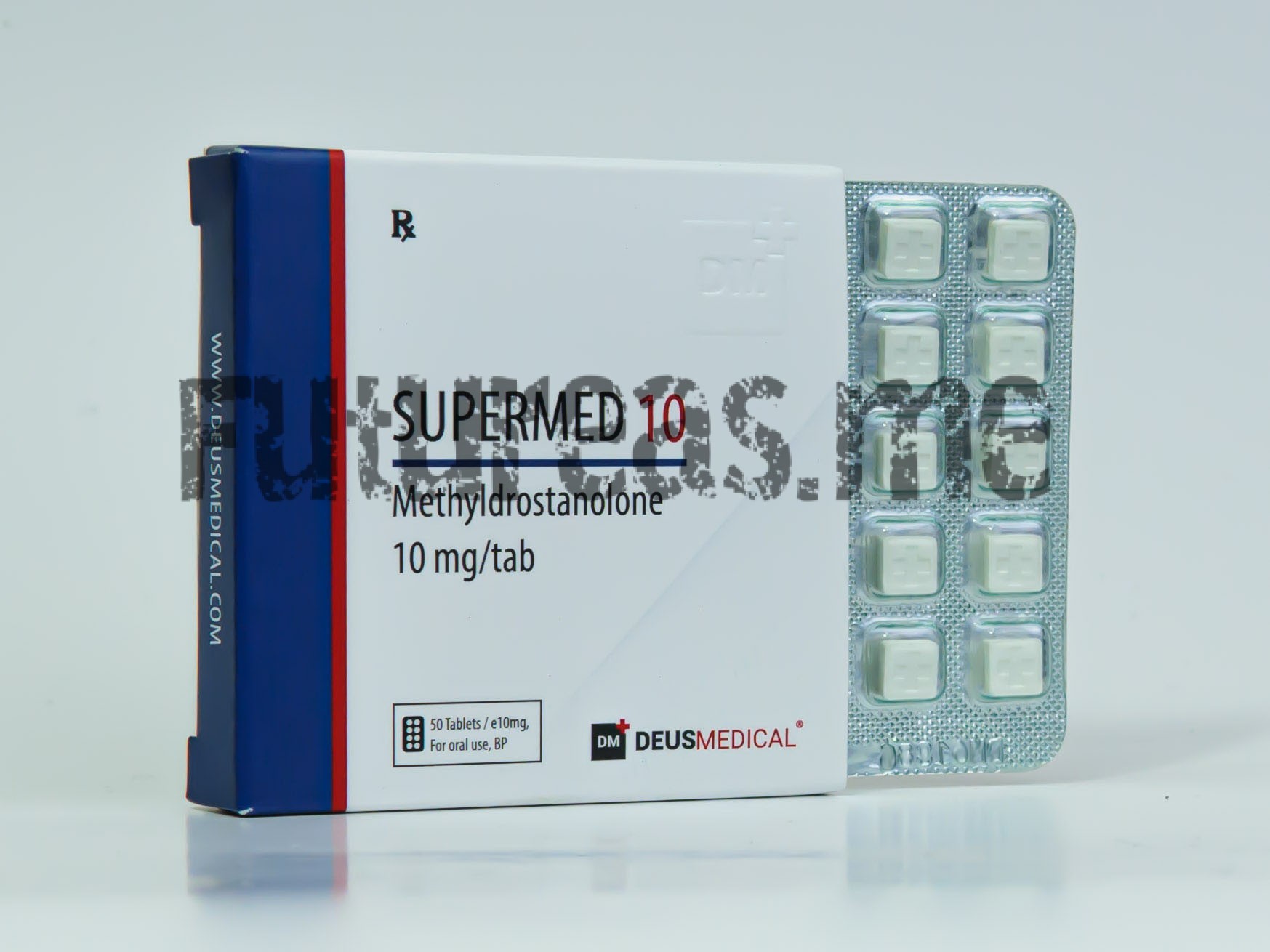SUPERMED 10 (METHYLDROSTANOLONE) 10mg 50tab -Deus medical