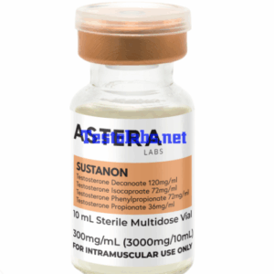 Sustanon 250 vial by Astera Labs – injectable testosterone blend for muscle growth