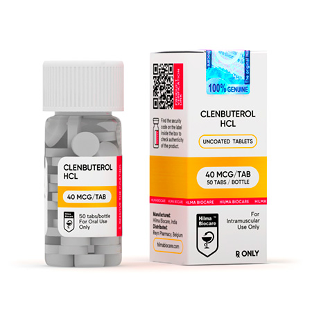 CLENBUTEROL (40 MCG/TAB. – 50 TABS) - Hilma biocare