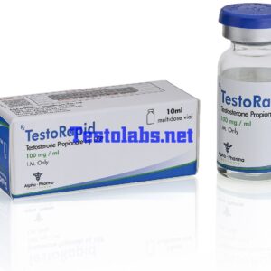 TestoRapid 100mg by Alpha Pharma – Testosterone Propionate injectable steroid for lean muscle and strength