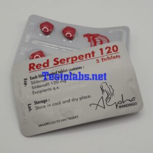 Red Serpent Sildenafil Tablets 120 mg - 5 tabs