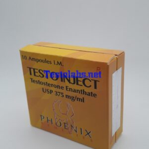 Testo Inject 375 [Testosterone Enanthate 3750mg] – 10ml – Phoenix Remedies